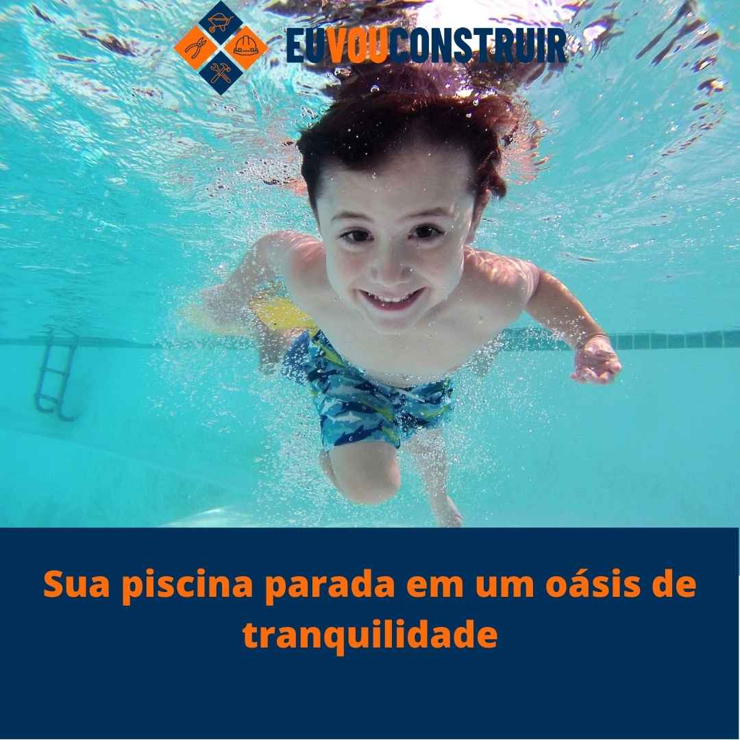 Sua piscina parada em um oásis de tranquilidade