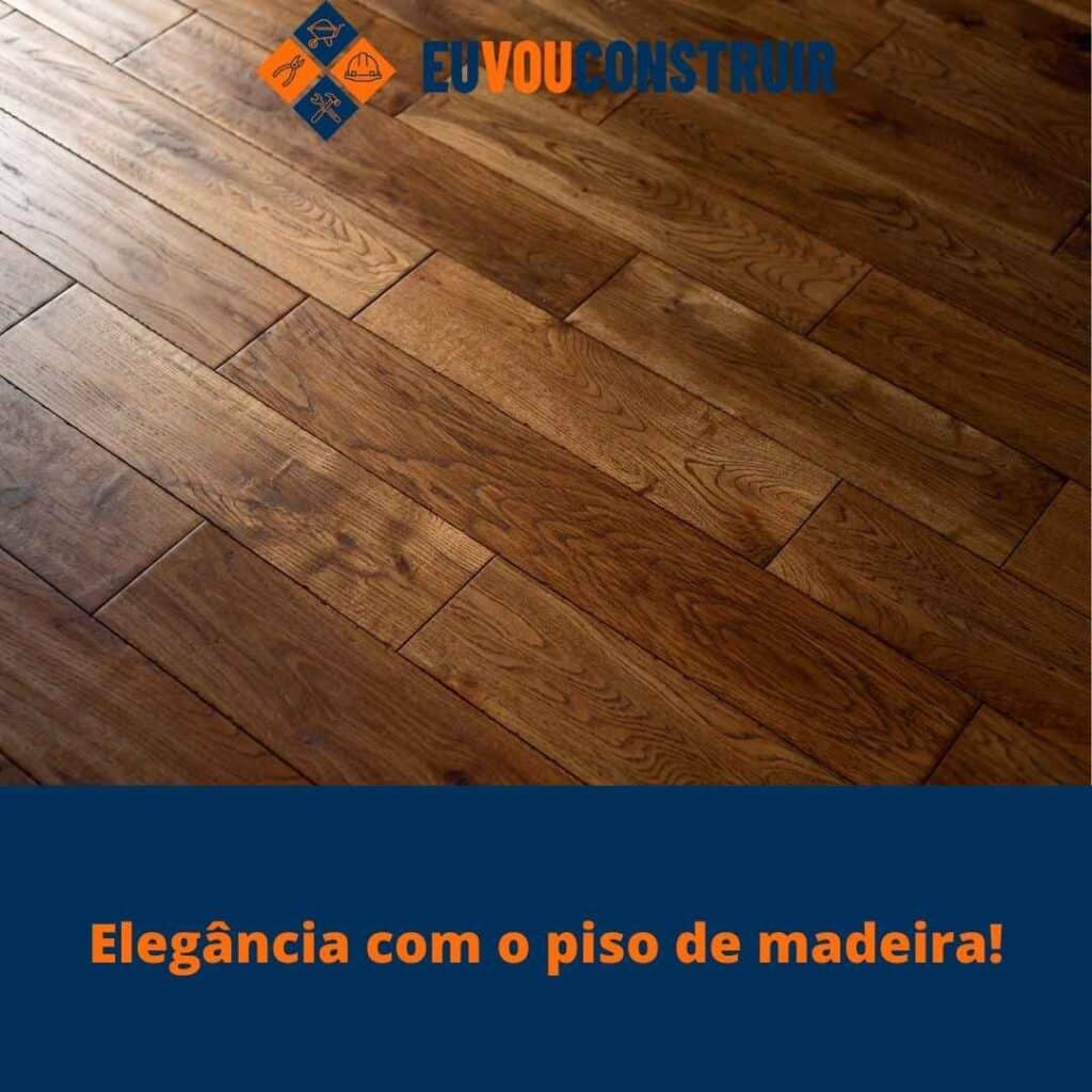 Elegância com o piso de madeira!