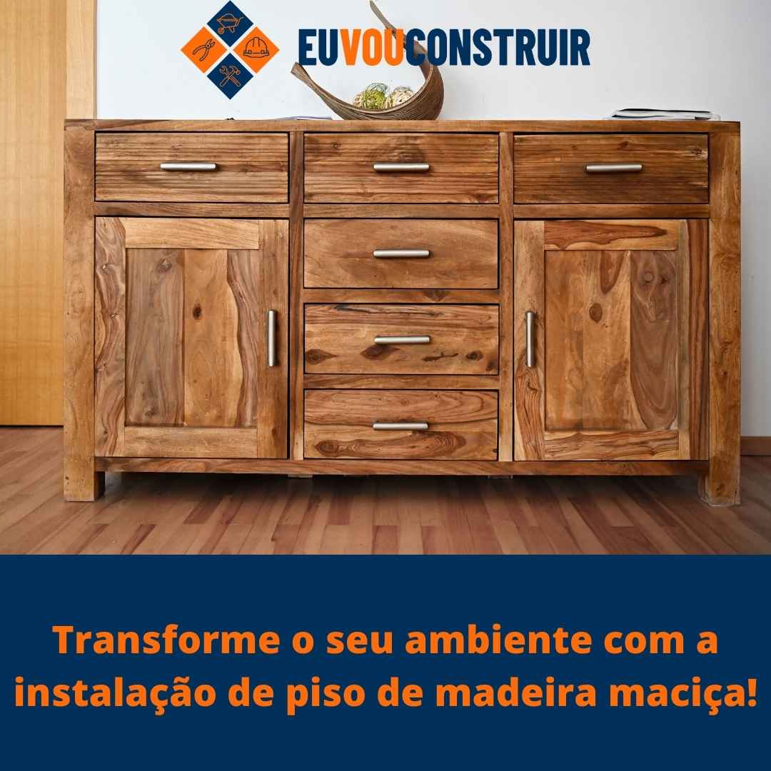 Transforme o seu ambiente com a instalação de piso de madeira maciça!