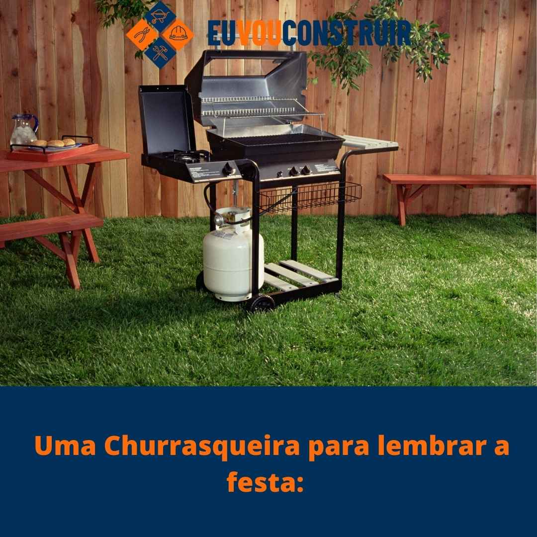Uma Churrasqueira para lembrar a festa: