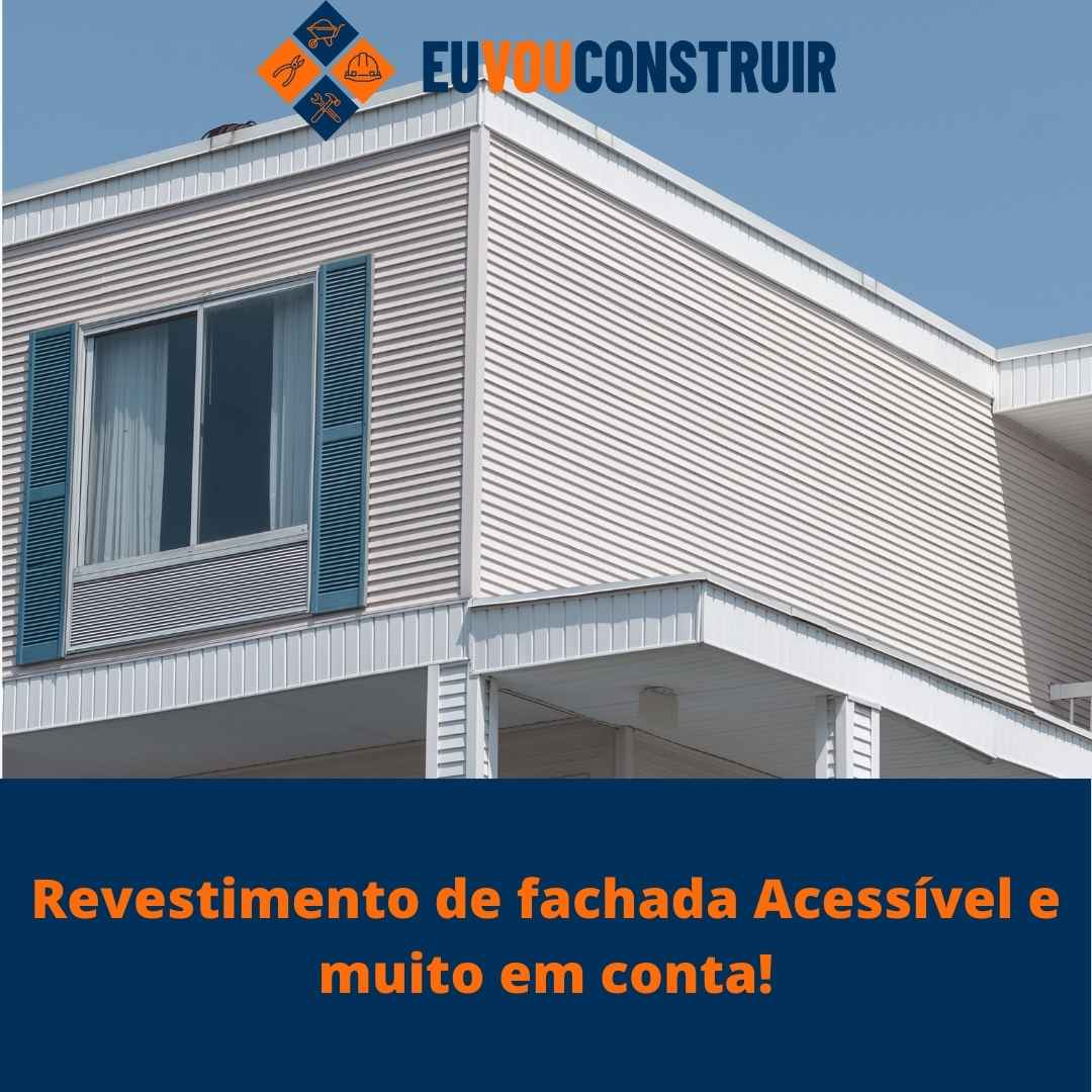 Revestimento de fachada Acessível e muito em conta!