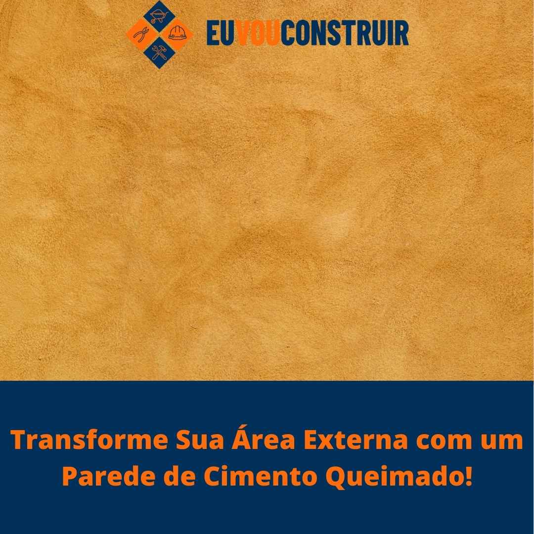 Transforme Sua Área Externa com um Parede de Cimento Queimado!