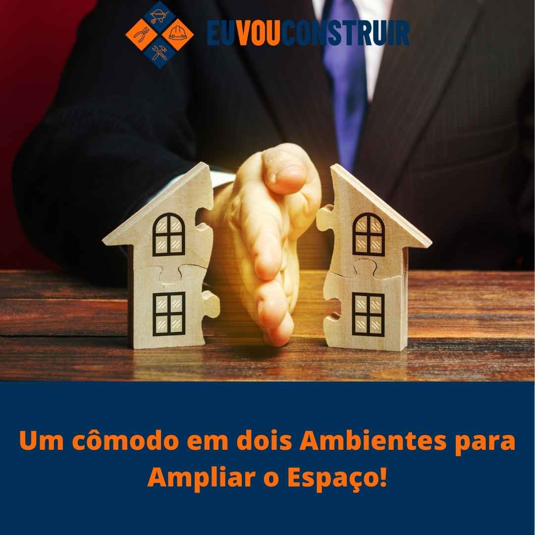 Um cômodo em dois Ambientes para Ampliar o Espaço!