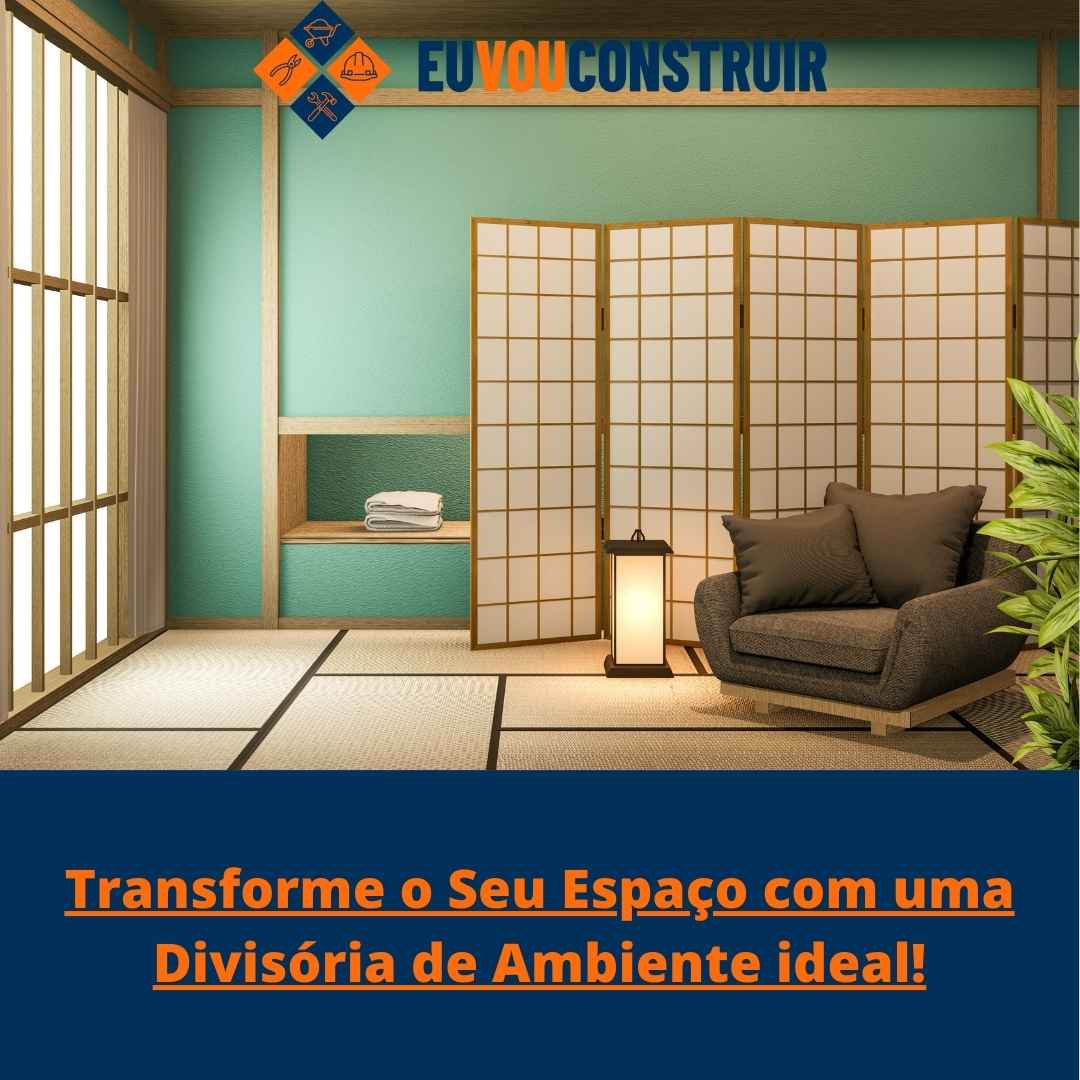 Transforme o Seu Espaço com uma Divisória de Ambiente ideal!