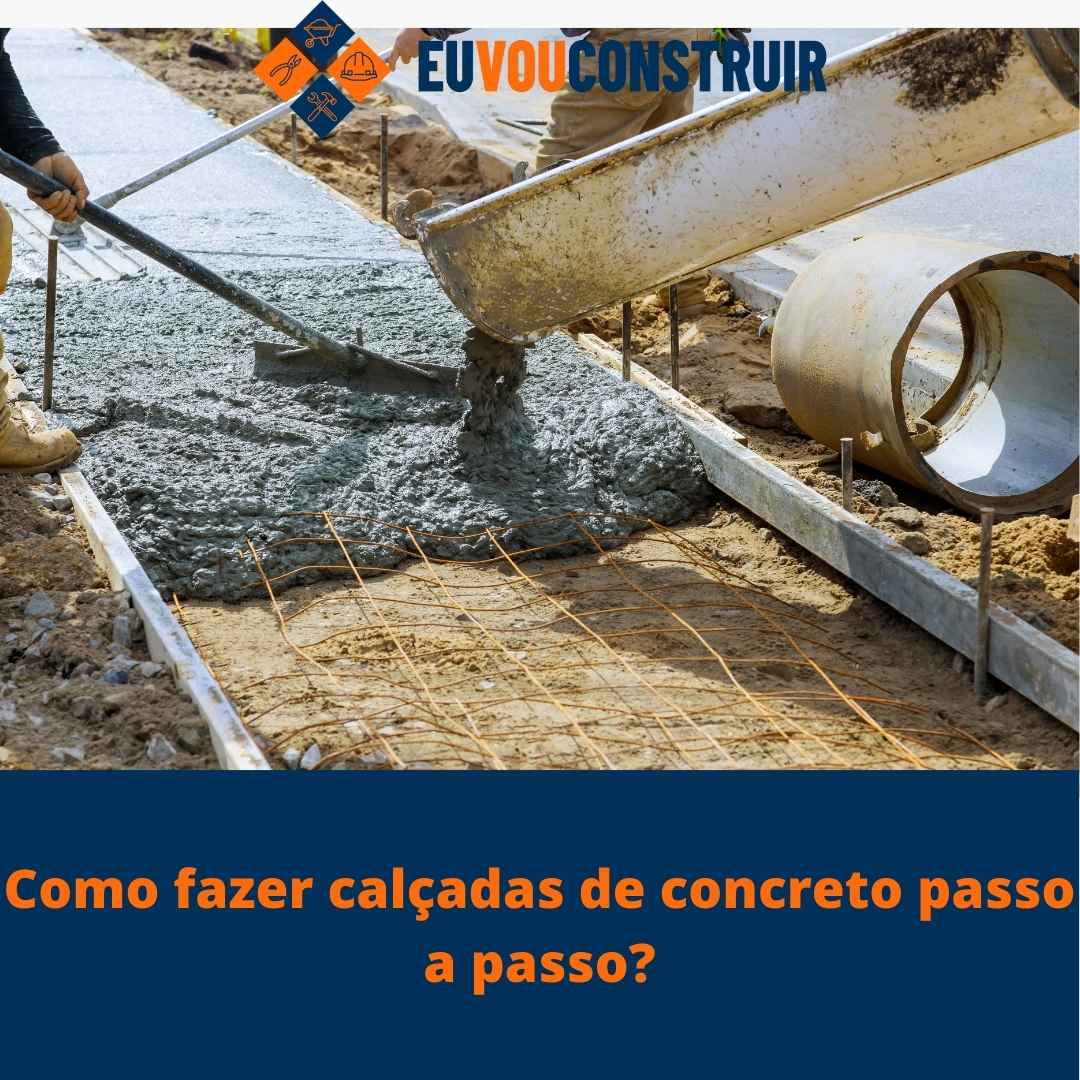 Como fazer calçadas de concreto passo a passo?