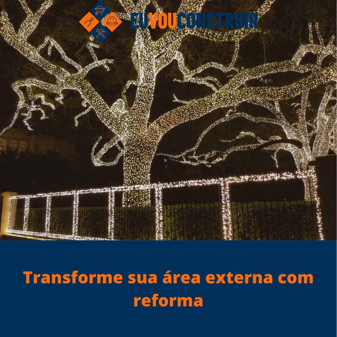 Transforme sua área externa com reforma