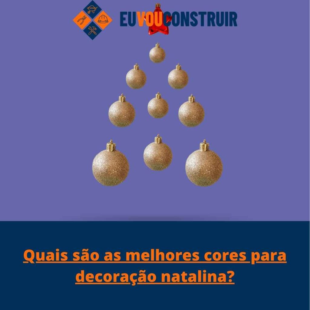 Quais são as melhores cores para decoração natalina?