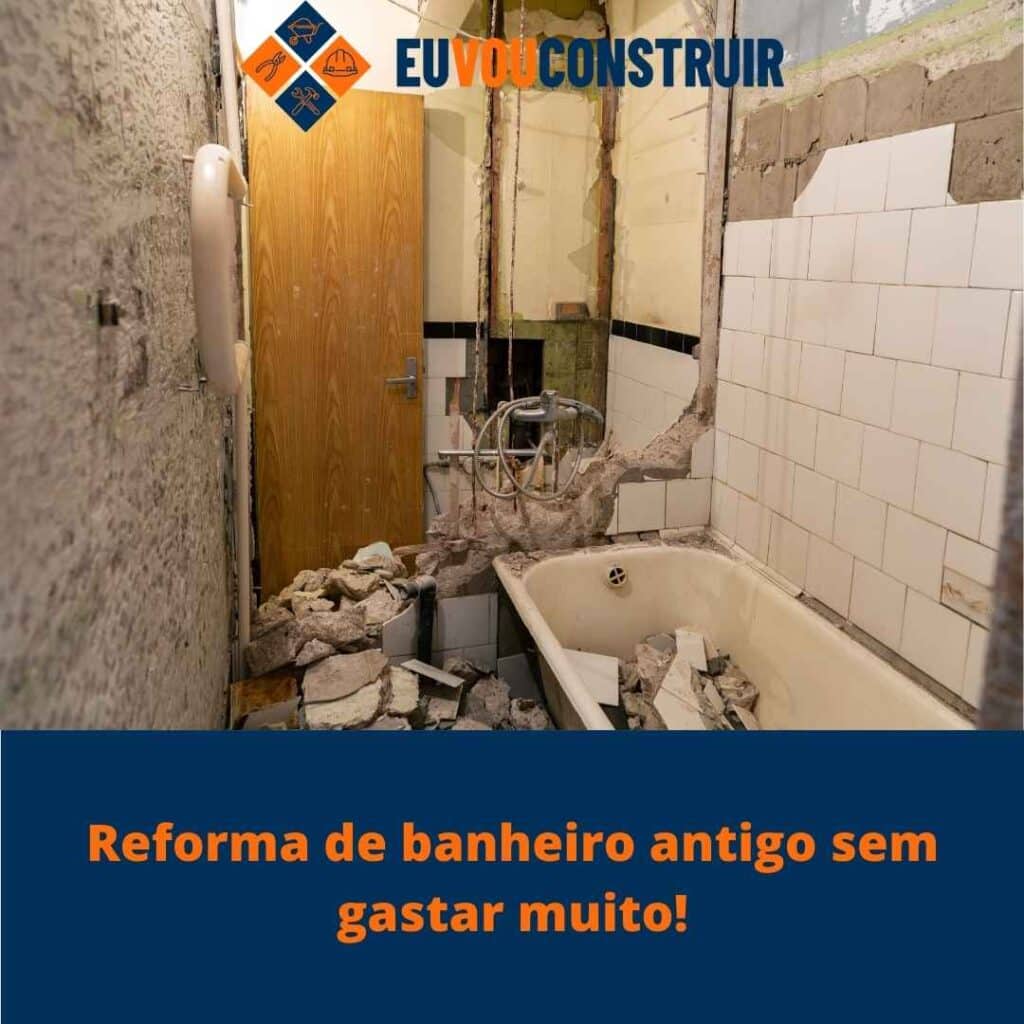 Reforma de banheiro antigo sem gastar muito!