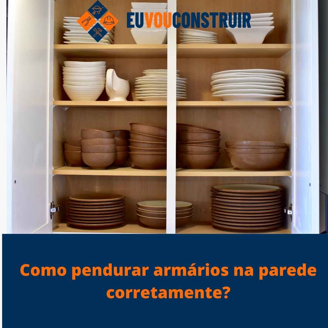 Como pendurar armários na parede corretamente?