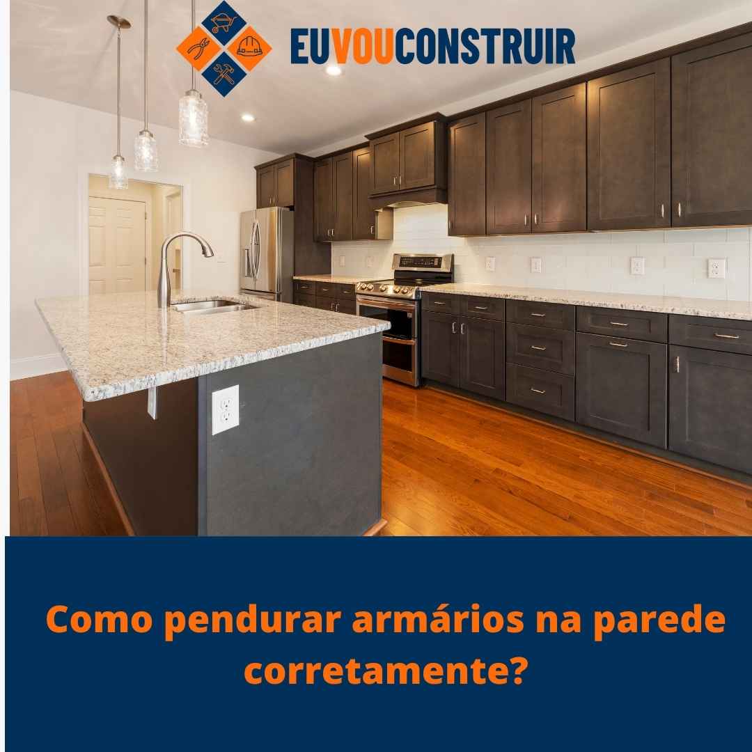 Como pendurar armários na parede corretamente?