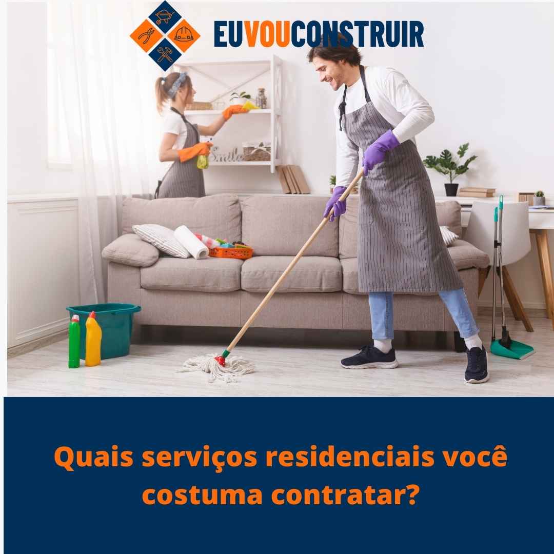 Recomende um serviço residencial que você costuma usar? 1 Recomende um serviço residencial que você costuma usar?