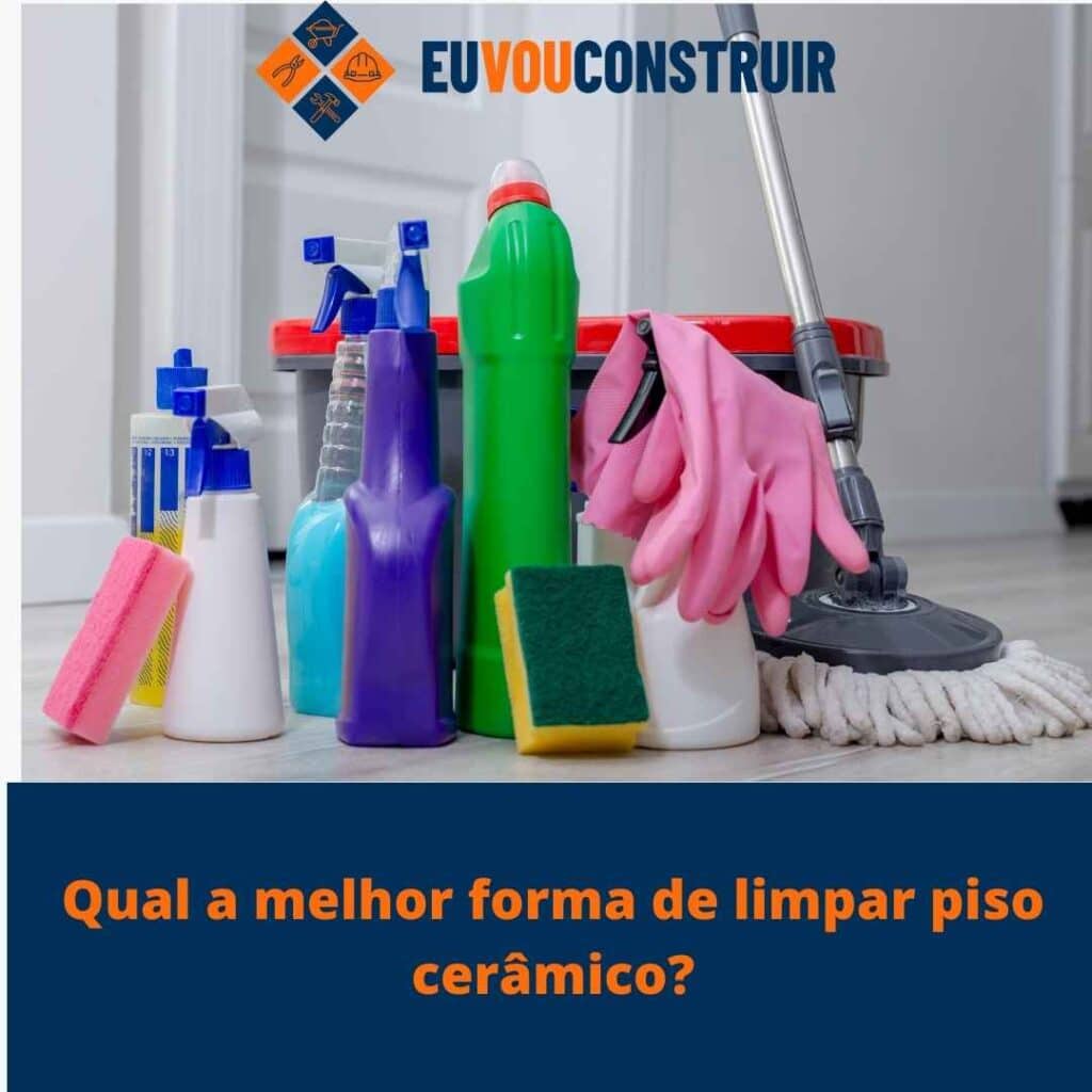 Qual a melhor forma de limpar piso cerâmico?