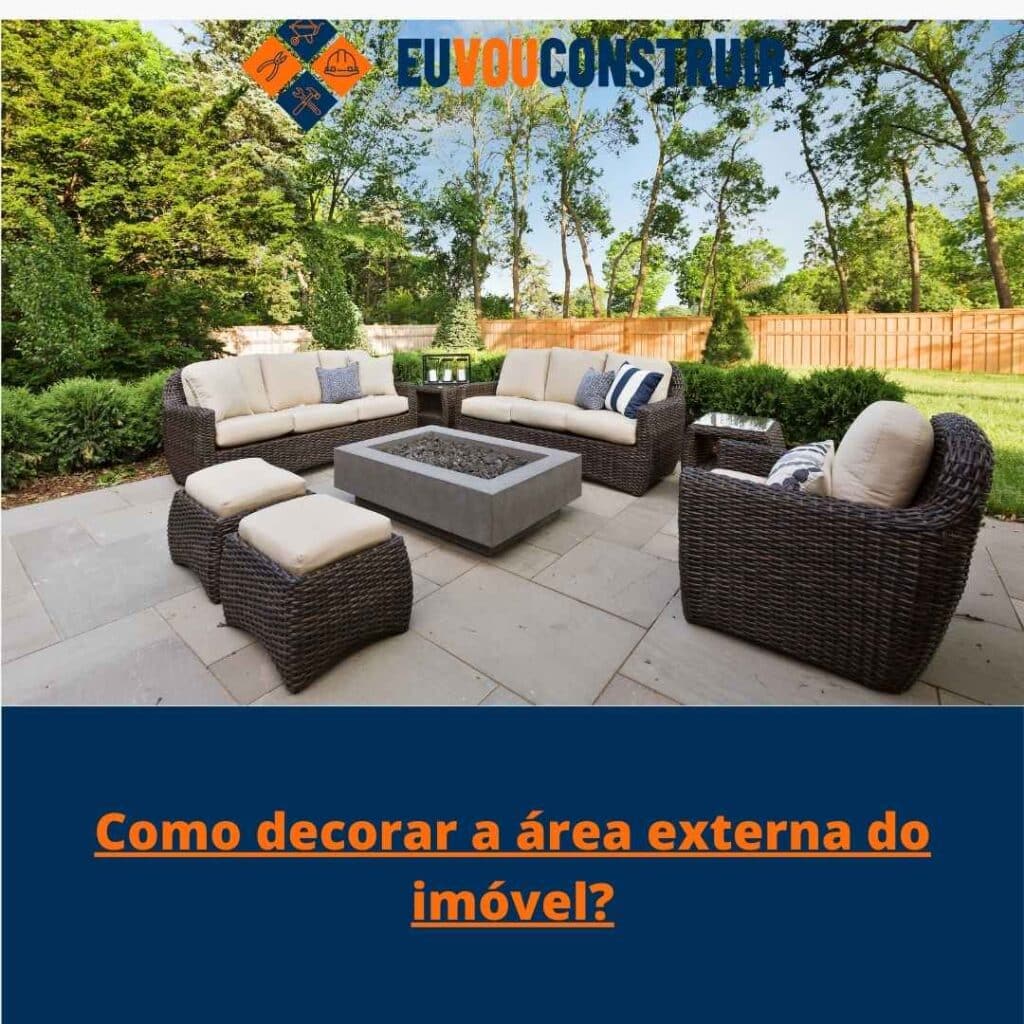 Como decorar a área externa do imóvel?