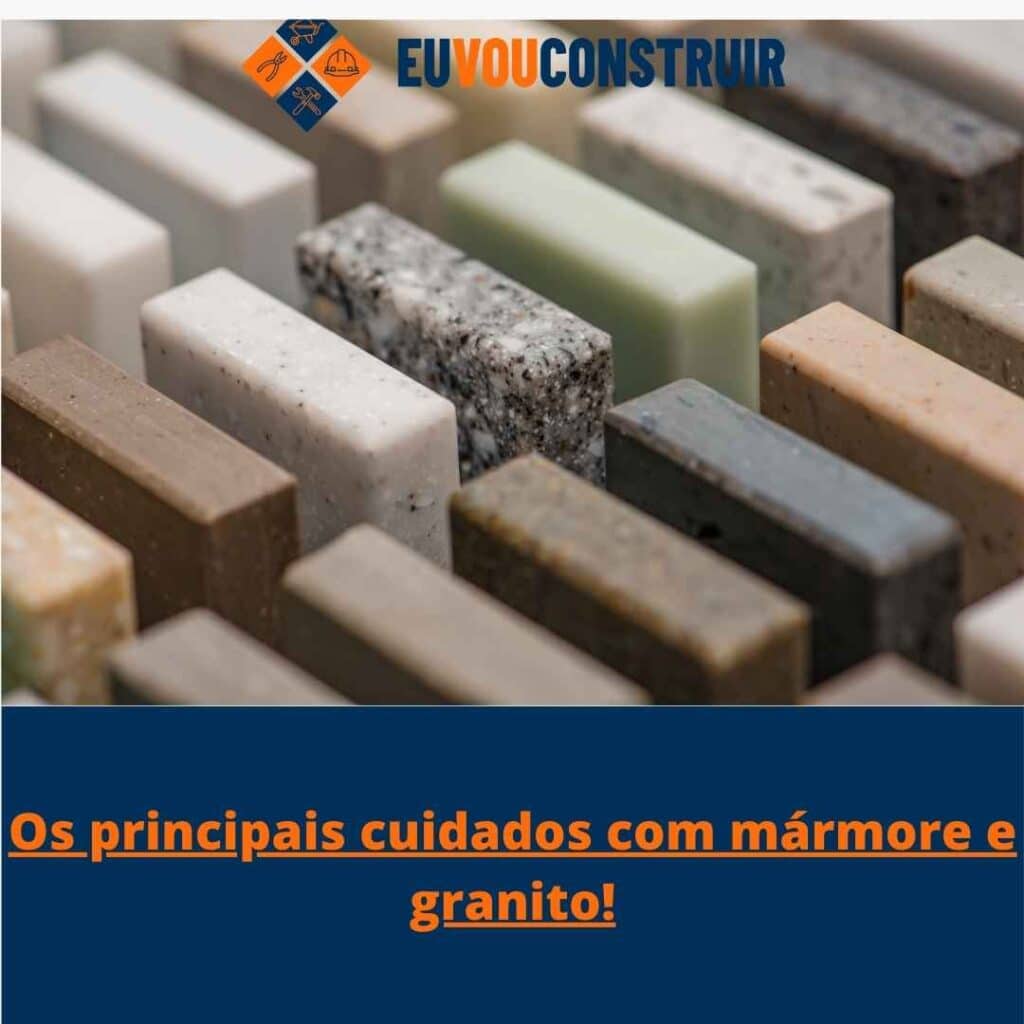 Os principais cuidados com mármore e granito! 