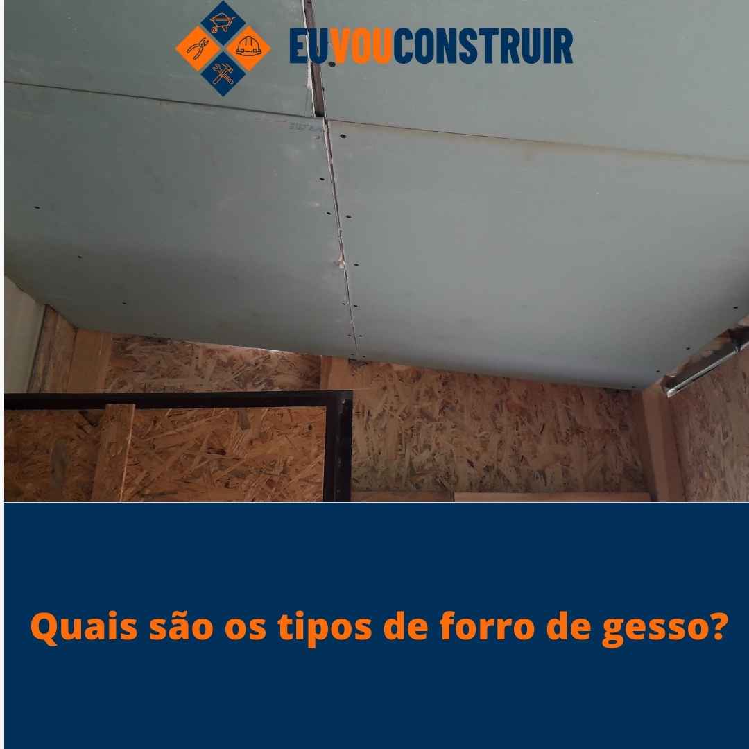 Os tipos de forro de gesso mais usado é o convencional liso?