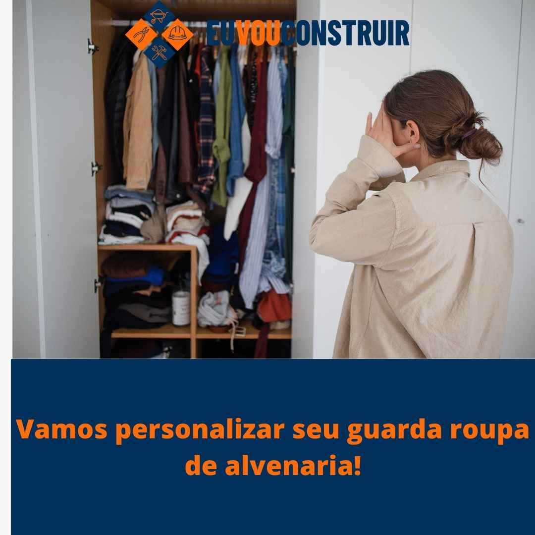 Vamos personalizar seu guarda roupa de alvenaria! 1 Vamos personalizar seu guarda roupa de alvenaria!
