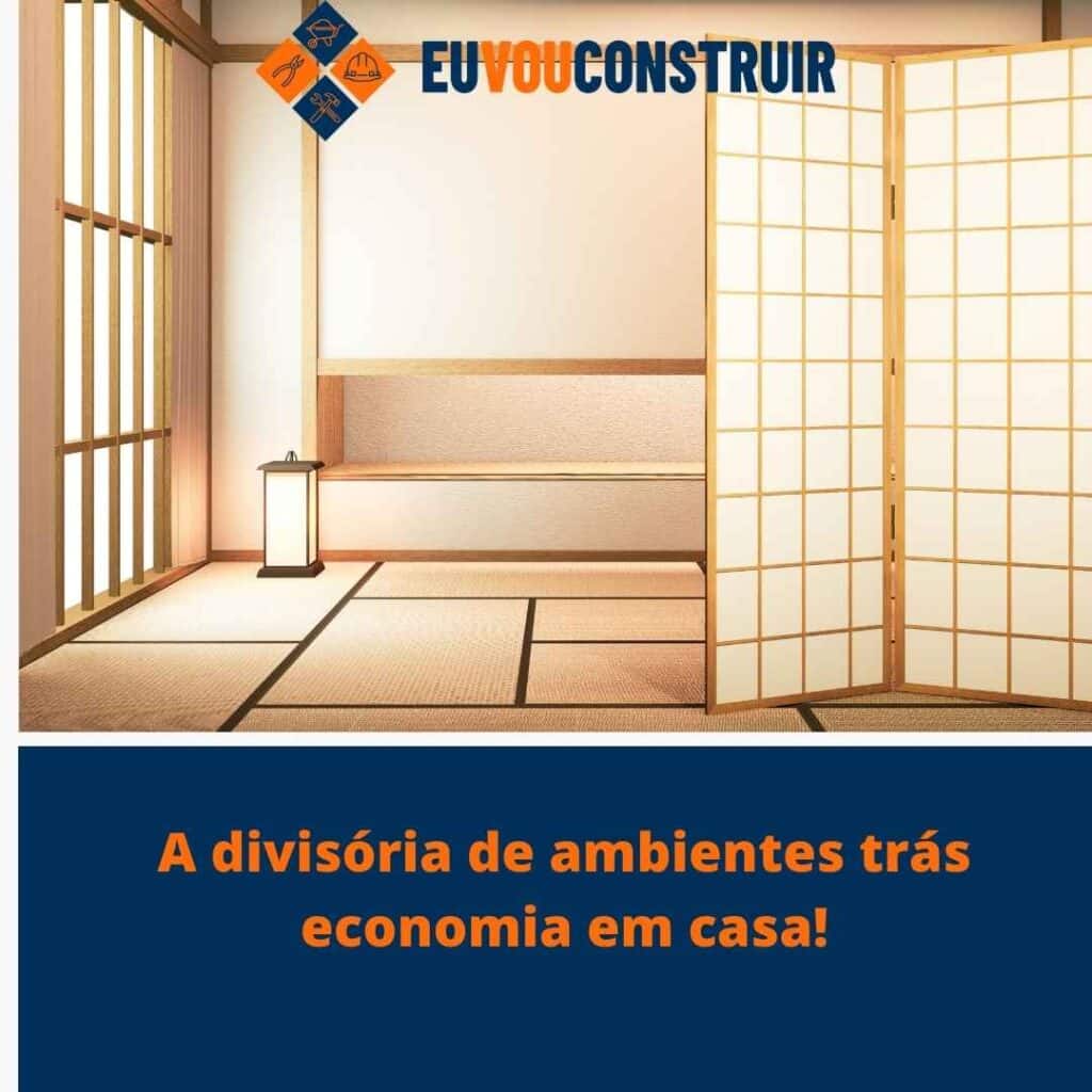 A divisória de ambientes trás economia em casa! 4 A divisória de ambientes trás economia em casa!