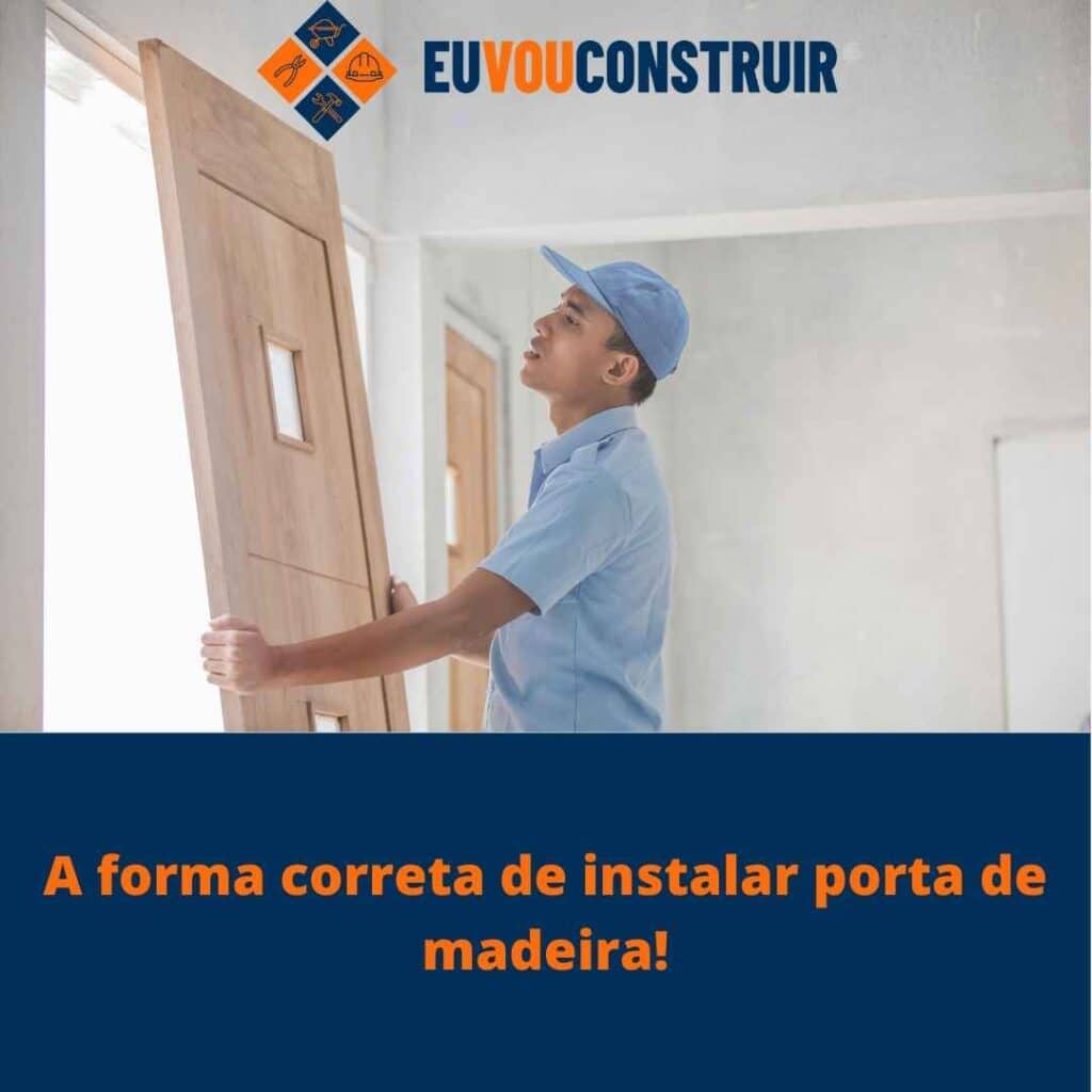 A forma correta de instalar porta de madeira!
