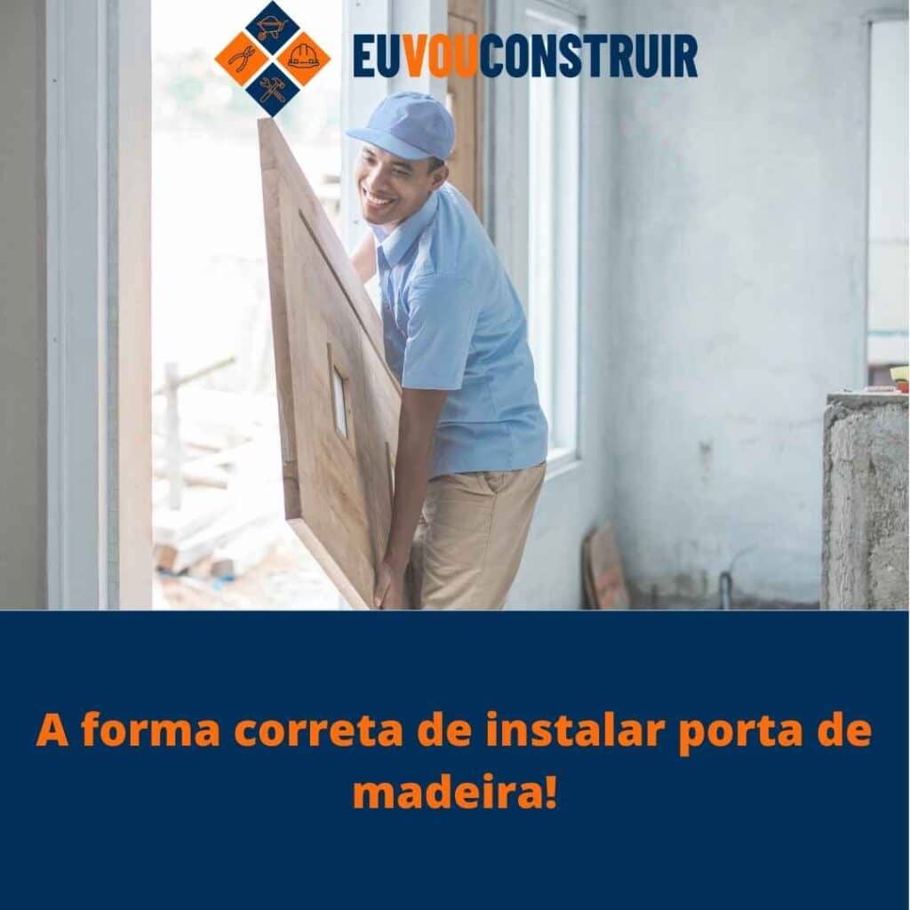A forma correta de instalar porta de madeira!