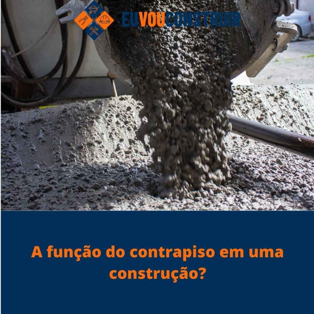A função do contrapiso em uma construção?