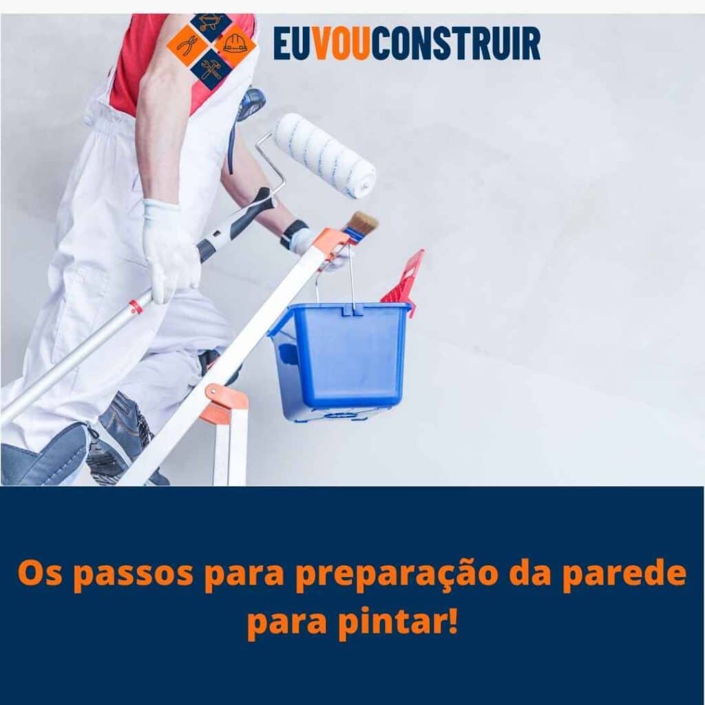 Os passos para preparação da parede para pintar!