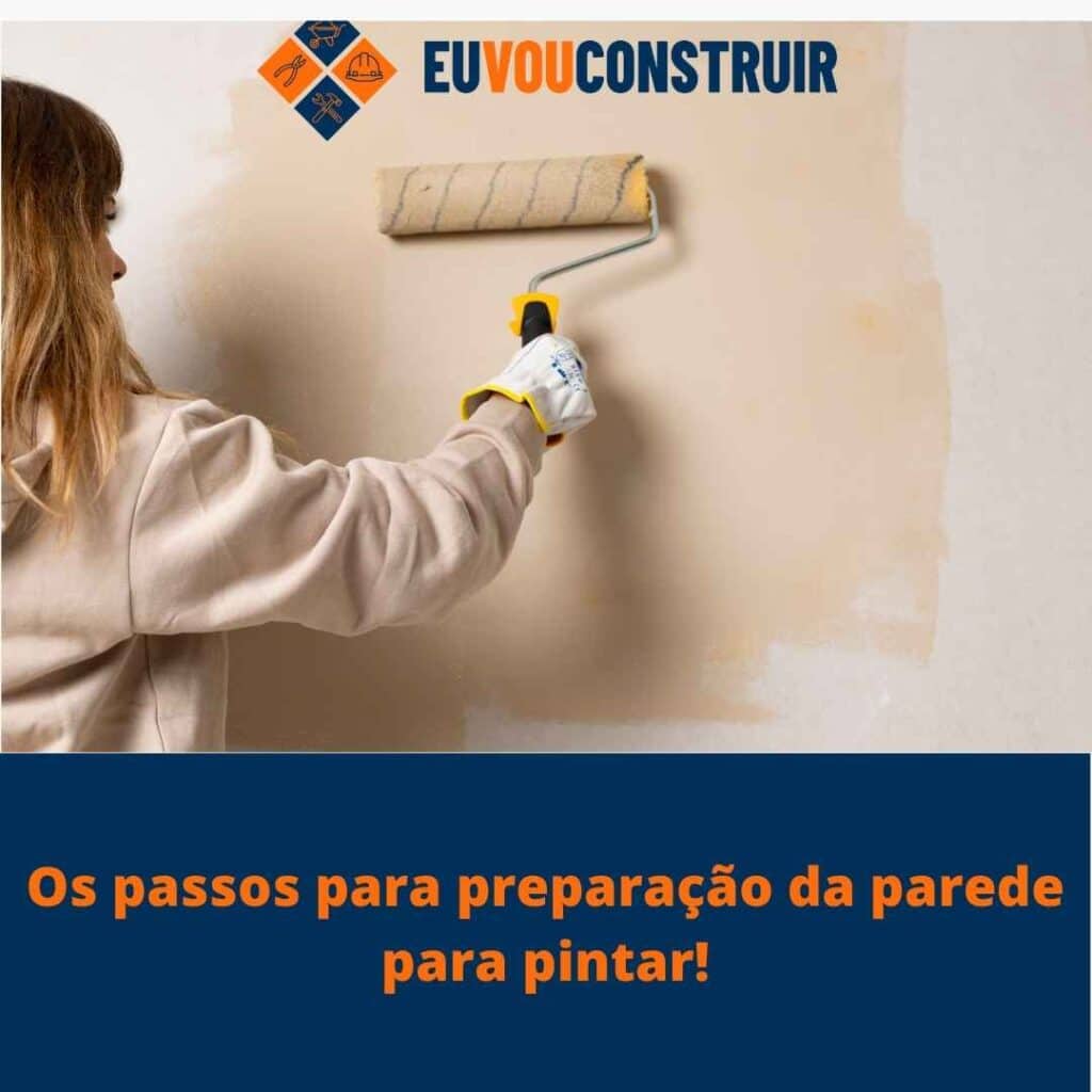 Os passos para preparação da parede para pintar!