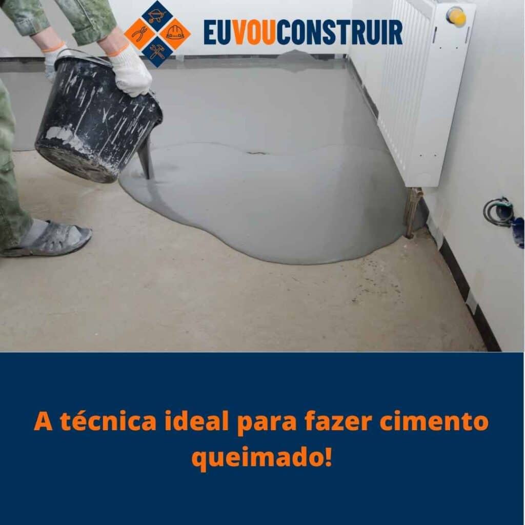 A técnica ideal para fazer cimento queimado!