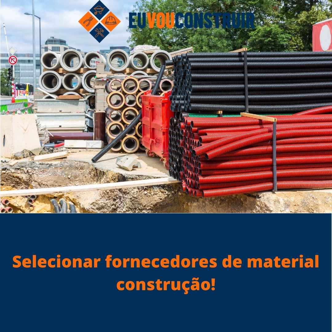 Selecionar fornecedores de material construção! 1 Selecionar fornecedores de material construção!