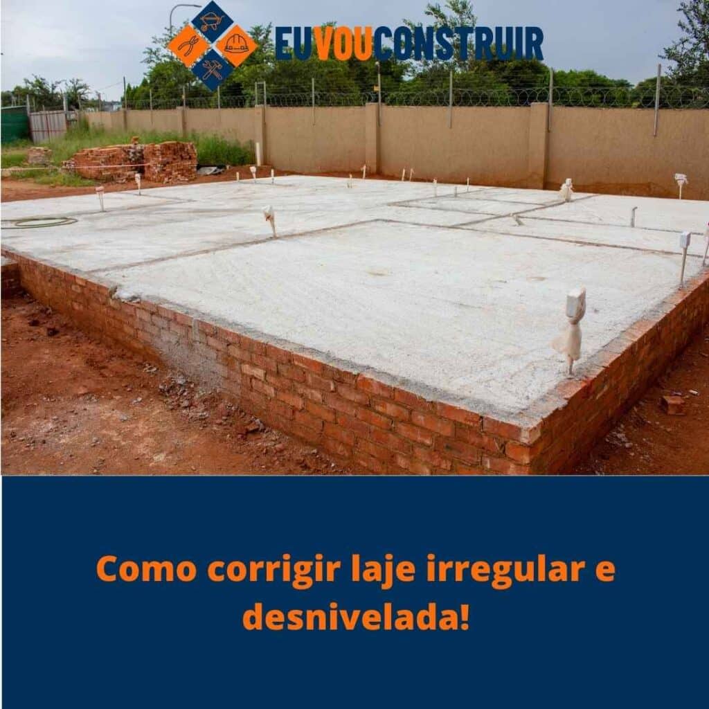 Como corrigir laje irregular e desnivelada!